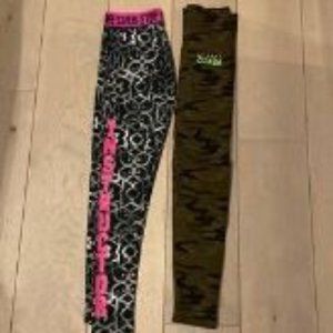 1 pair Zumba Instructor Leggings + 1 pair Zumba Army Green Camoflage Leggings
